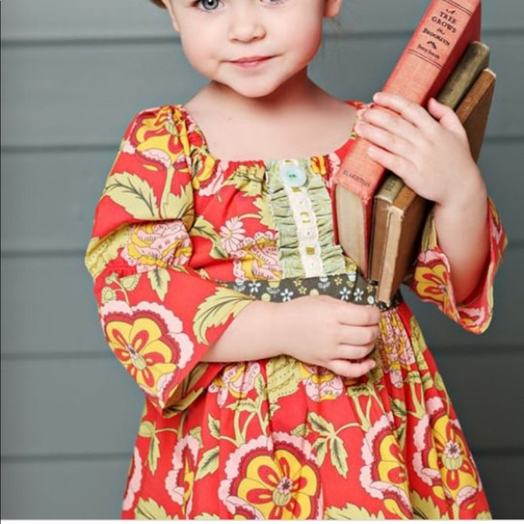 Matilda Jane Tomato Peasant Top size 8 - Picture 6 of 6